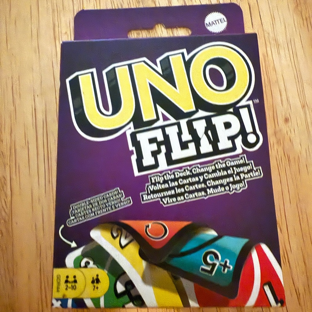 Mattel UNO Flip Card Game - Multicolor